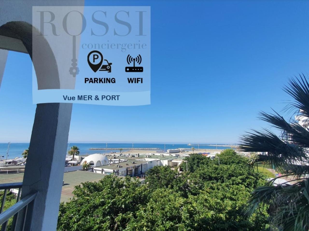 Studio Cabine Nouveau ! 1ere Ligne Vue Mer Parking Wifi - Imperial 2 - Rossiconciergerie - Linge En Option * La Grande-Motte